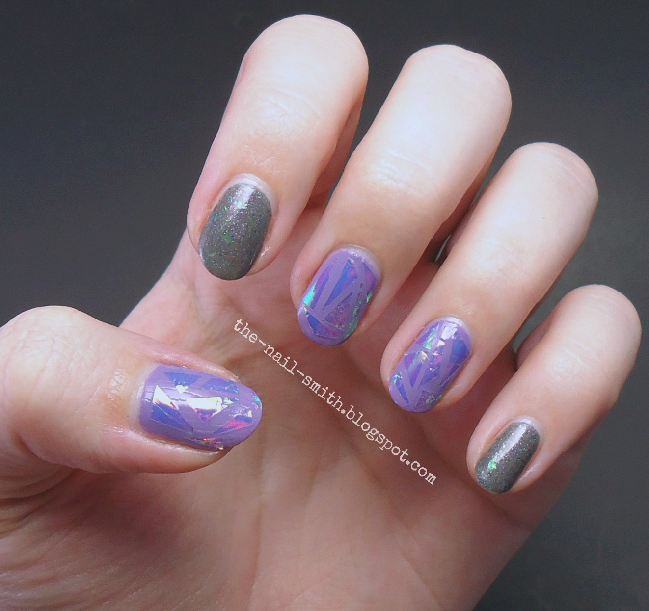 Glass Nail Art
 The Nail Smith Shattered Glass Nail Art Trend