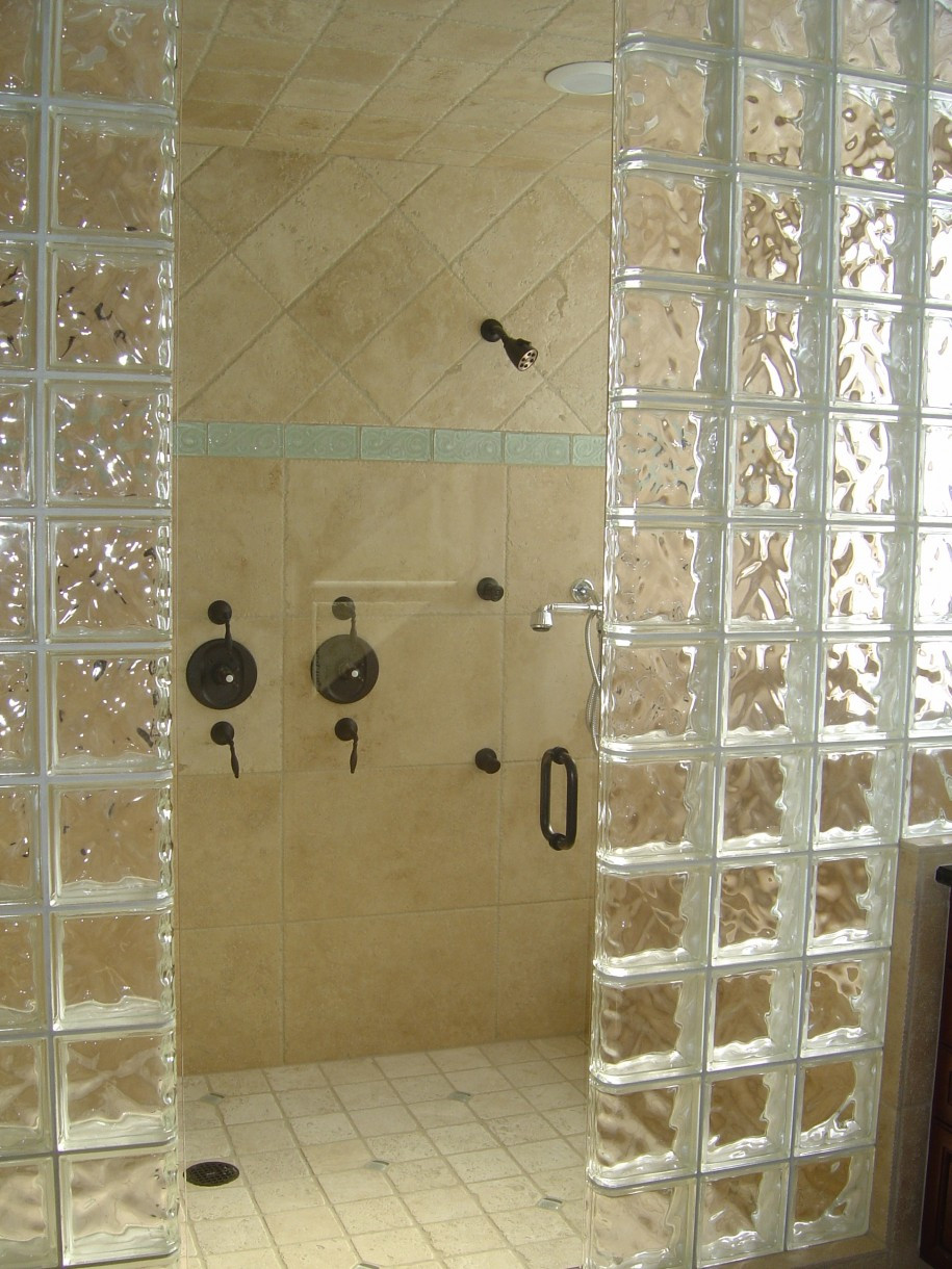 Glass Tile Bathroom Floor
 28 nice pictures of bathroom glass tile accent ideas 2019
