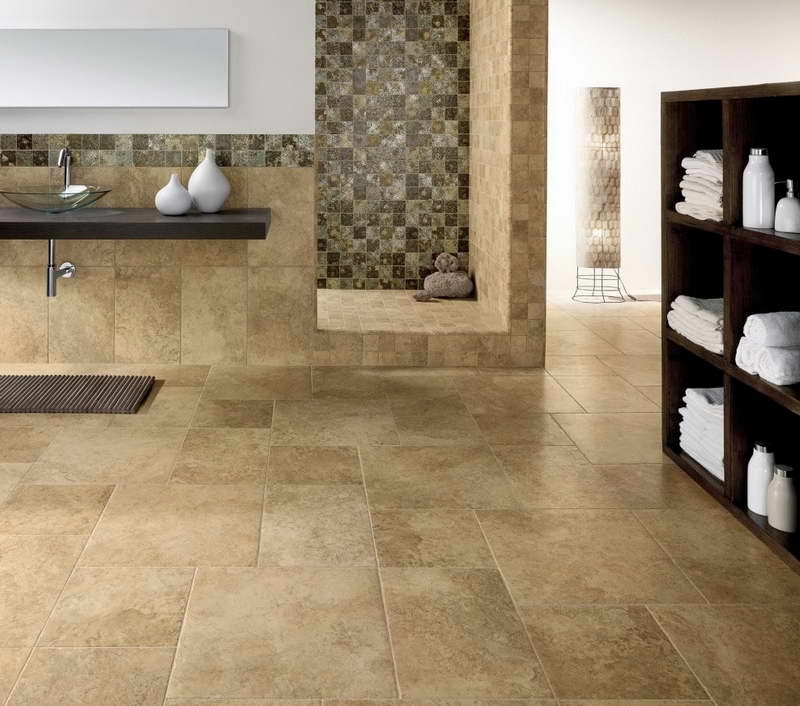 Glass Tile Bathroom Floor
 Cool Bathroom Floor Tile To Improve Simple Home MidCityEast