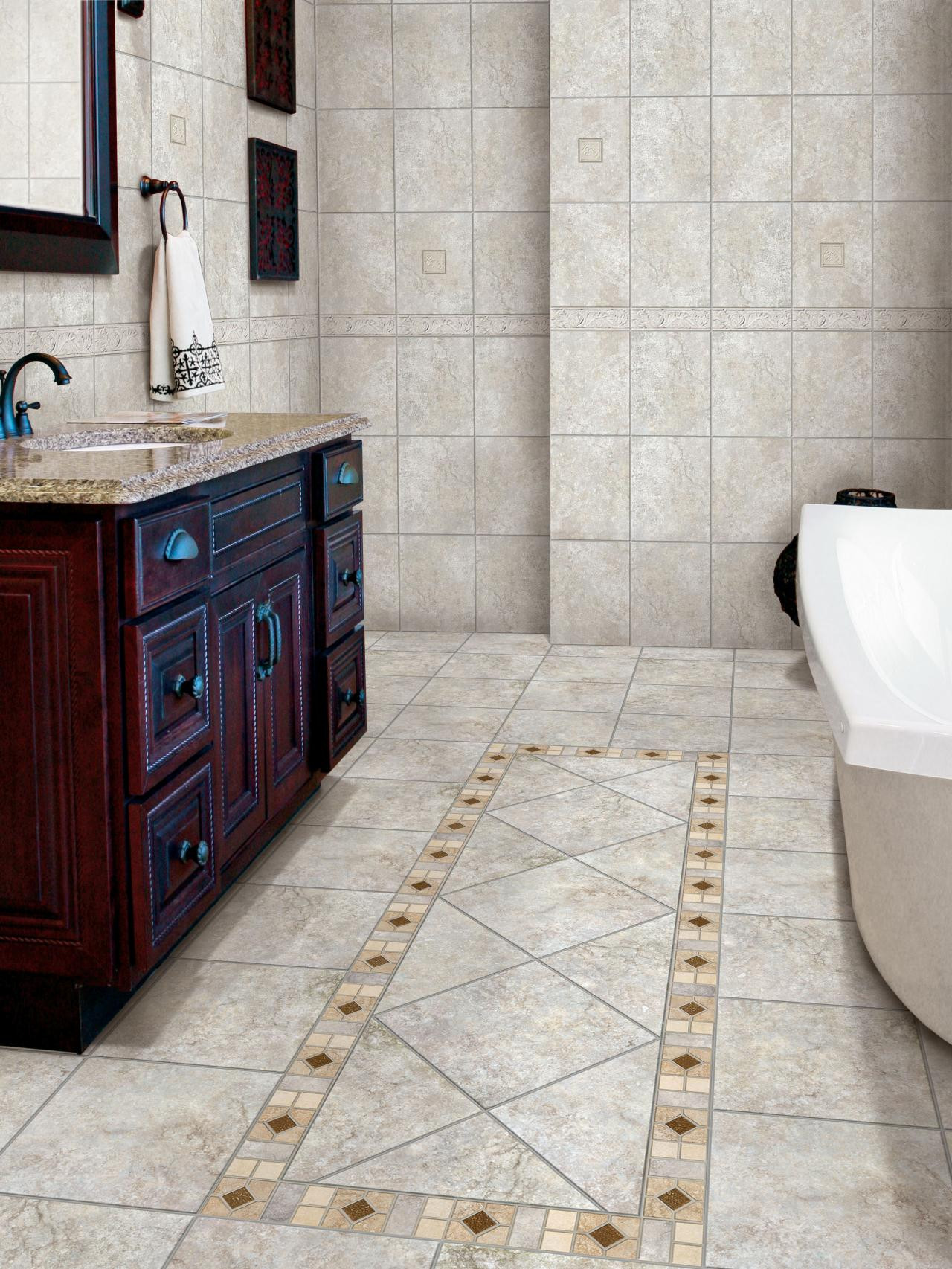 Glass Tile Bathroom Floor
 How to tiling a bathroom floor right tips Interior