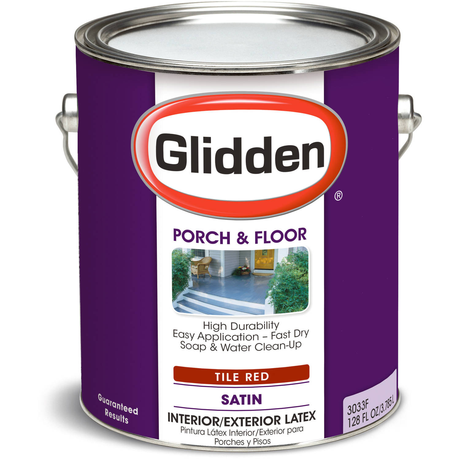 Glidden Deck Paint
 Glidden Eggshell Finish Porch & Floor Paint Tile Red 1