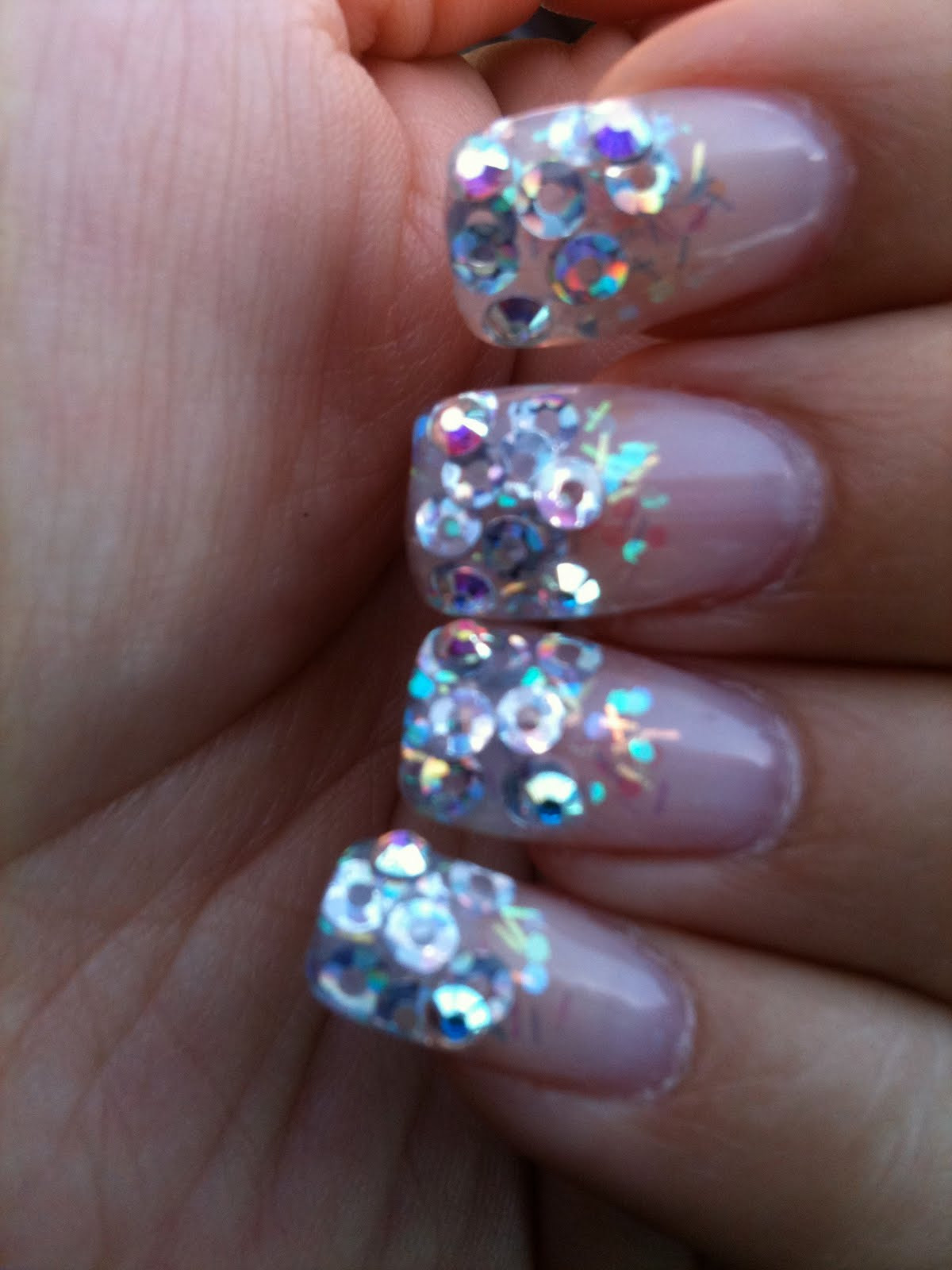 Glitter Tip Nails
 Revampy Glitter Tips