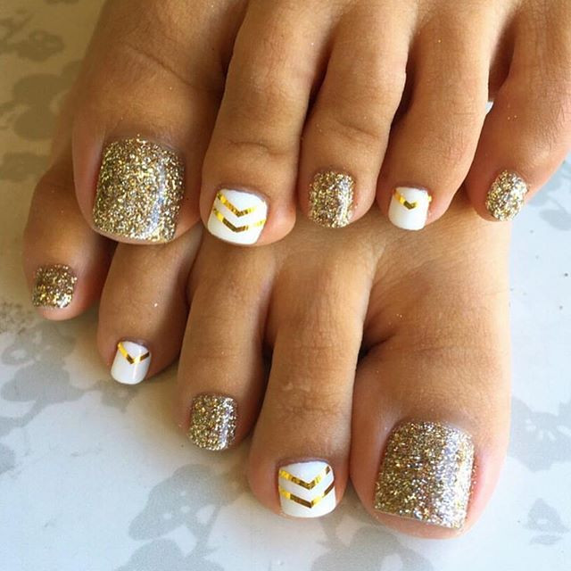 Glitter Toe Nail Designs
 50 Best Toe Nail Art Design Ideas For Girls