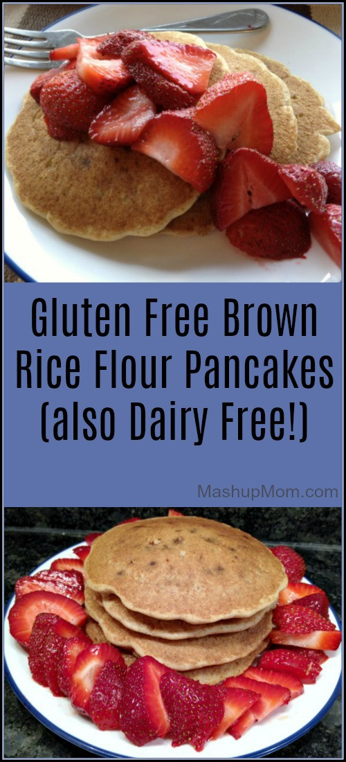 Gluten And Dairy Free Pancakes
 Gluten Free Brown Rice Flour Pancakes Also Dairy Free