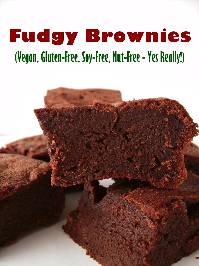 Gluten Dairy And Soy Free Recipes
 Gluten Free Fudgy Vegan Brownies Recipe