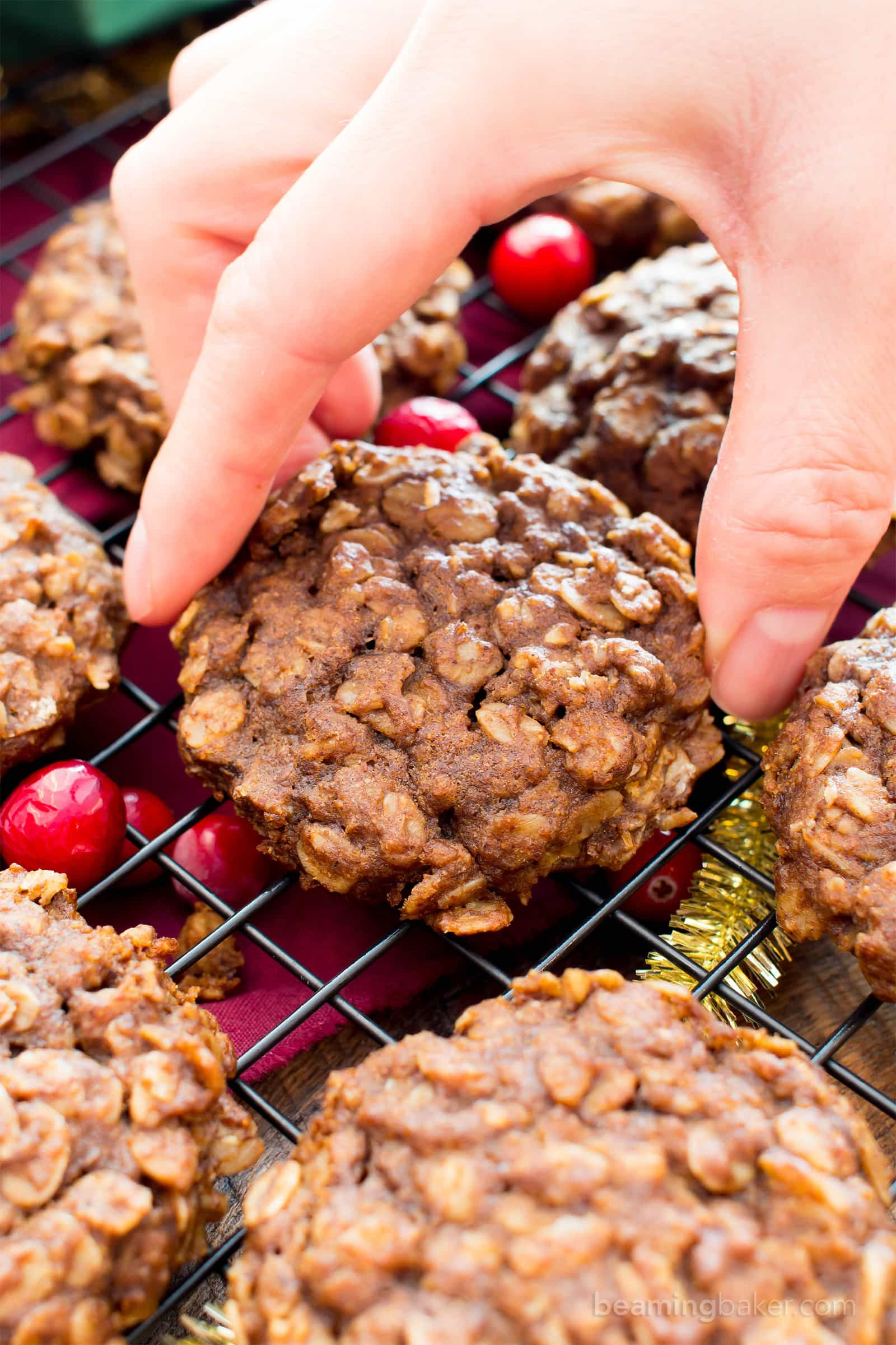 Gluten Free Breakfast Cookies
 Gluten Free Gingerbread Oatmeal Breakfast Cookies Vegan