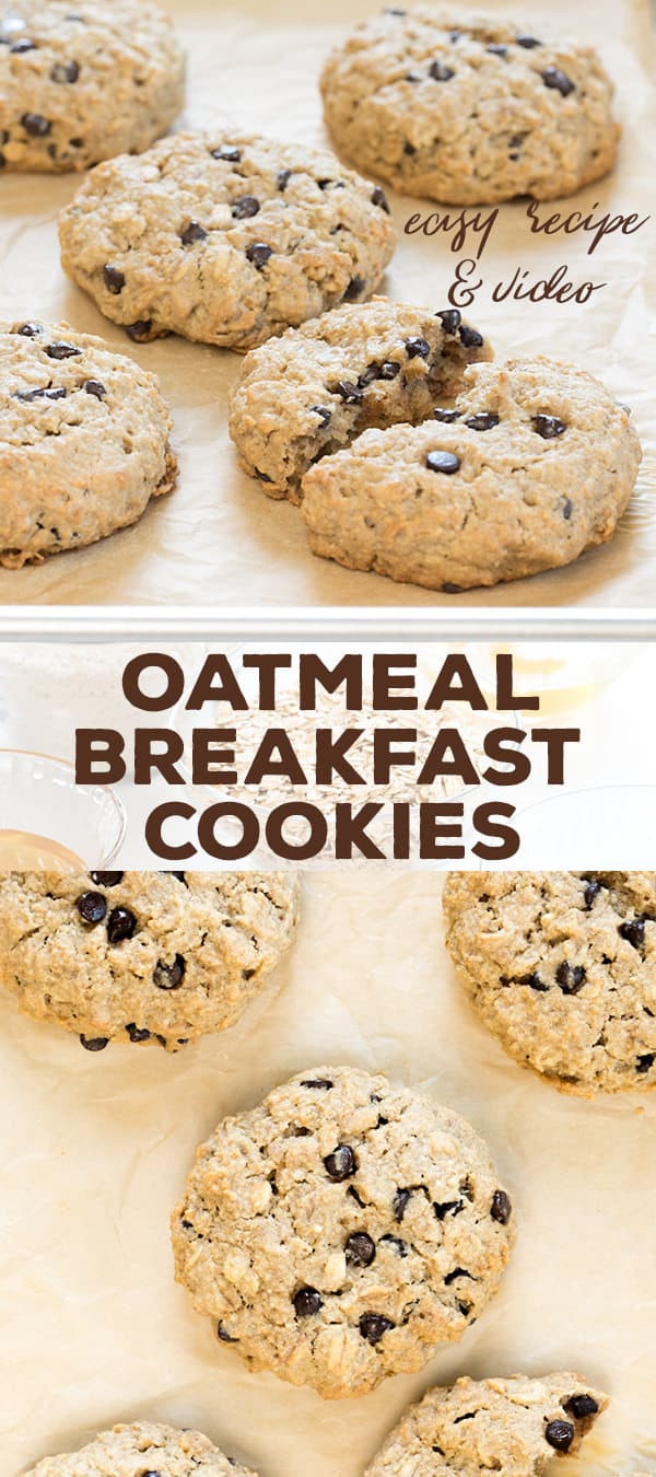 Gluten Free Breakfast Cookies
 Easy Oatmeal Breakfast Cookies