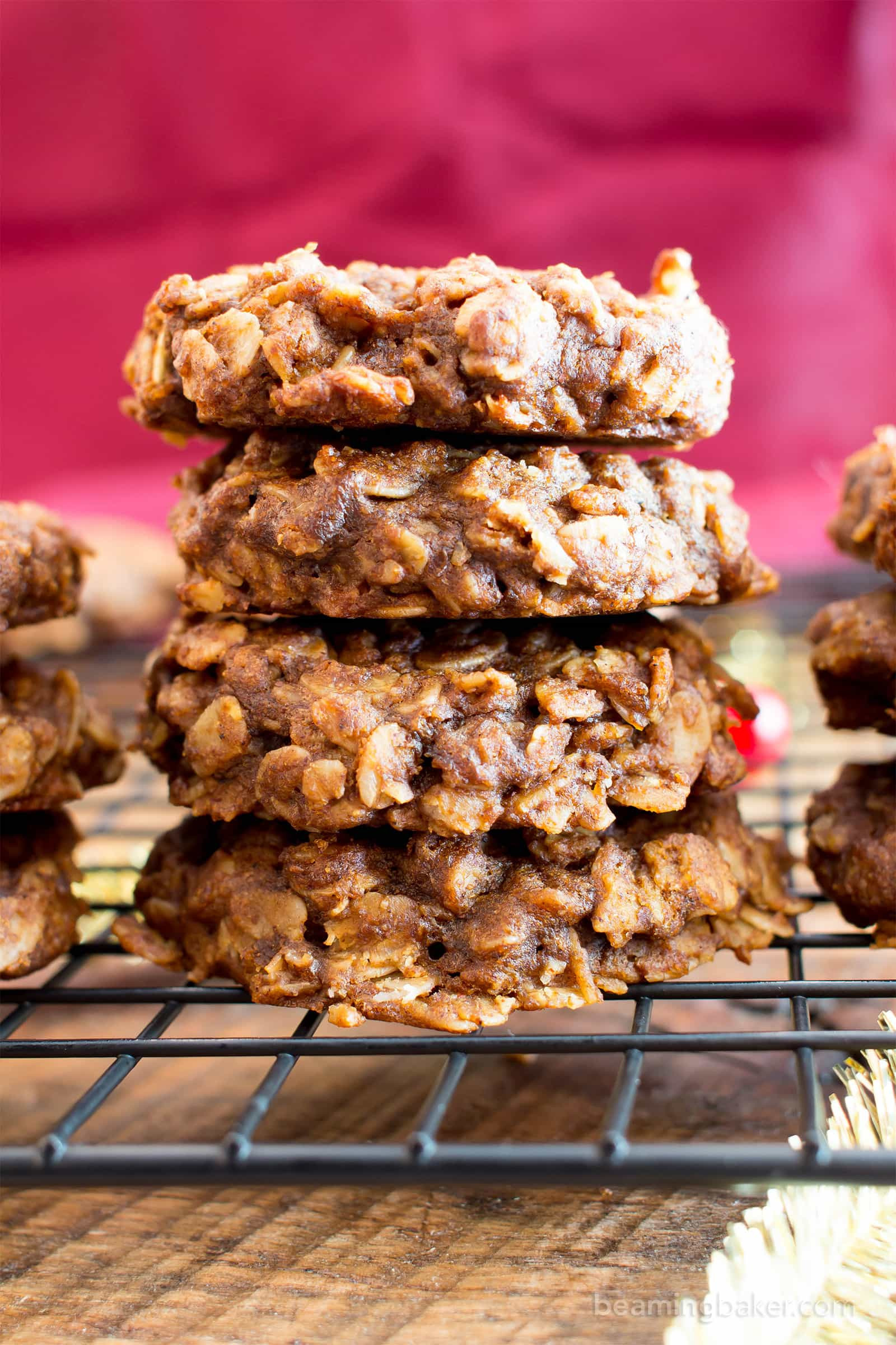 Gluten Free Breakfast Cookies
 Gluten Free Gingerbread Oatmeal Breakfast Cookies Vegan