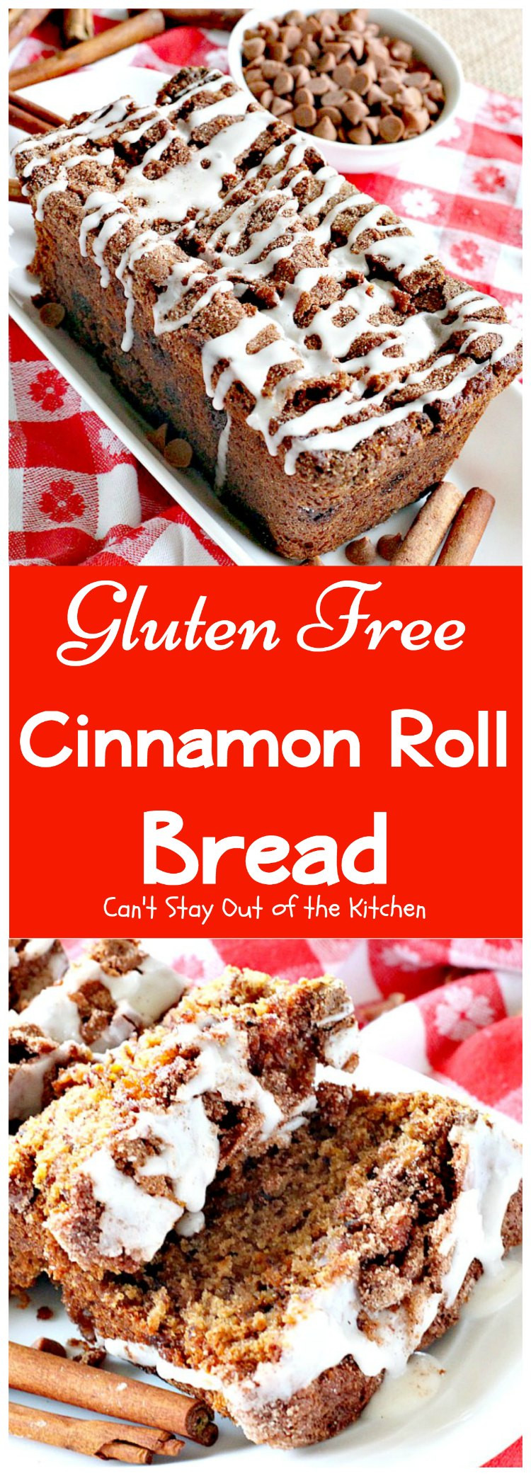 Gluten Free Cinnamon Bread
 Gluten Free Cinnamon Chip Pancakes Can t Stay Out of the