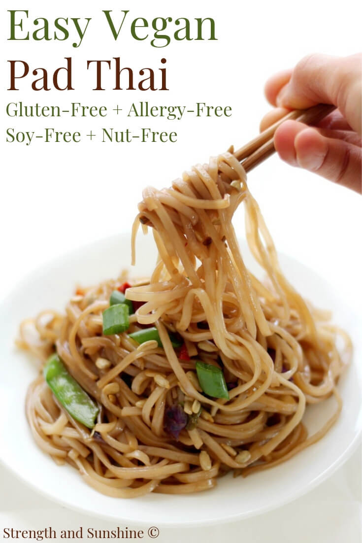 Gluten Free Pad Thai Recipe
 Easy Vegan Pad Thai Gluten Free Allergy Free Nut Free