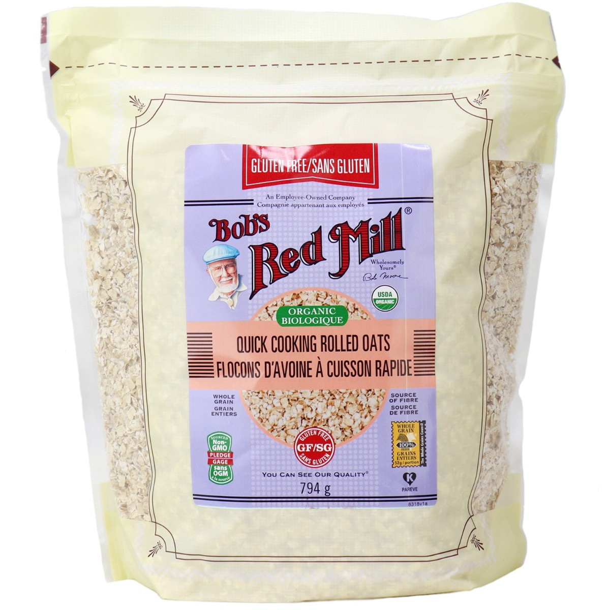 Gluten Free Quick Oats
 Bob s Red Mill Gluten Free Organic Quick Cooking Rolled