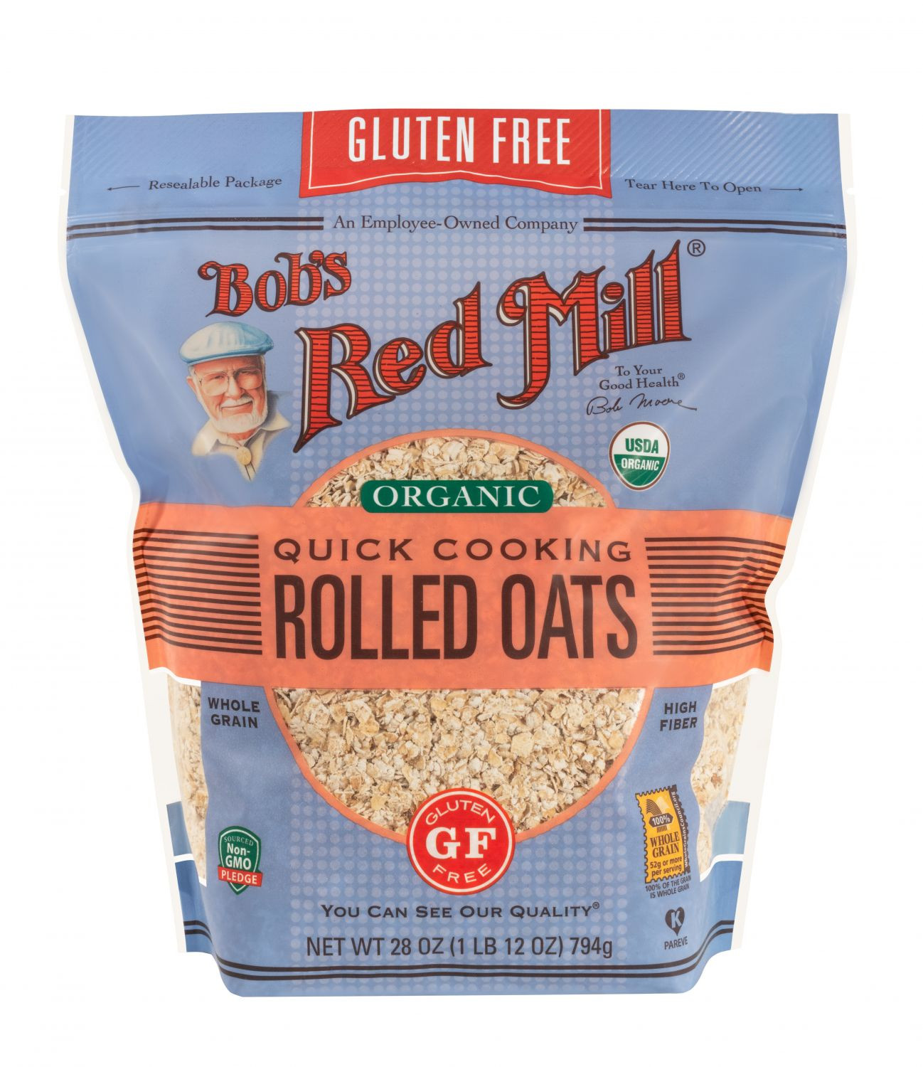 Gluten Free Quick Oats
 Gluten Free Organic Quick Cooking Rolled Oats Bob s Red