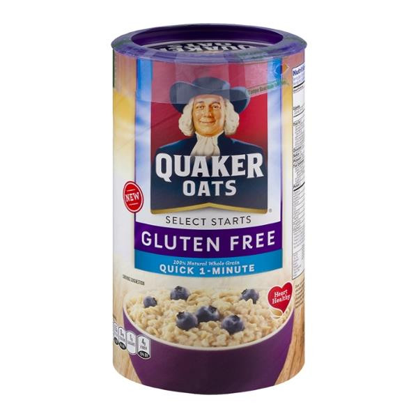 Gluten Free Quick Oats
 Quaker Oats Gluten Free Quick 1 Minute Oats