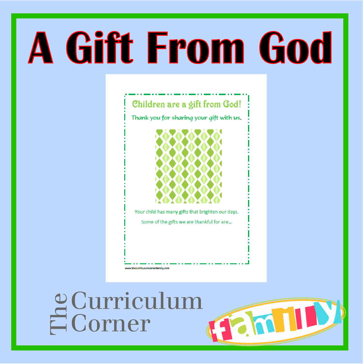 God Children Gifts
 Christmas Activities for Preschoolers & Toddlers