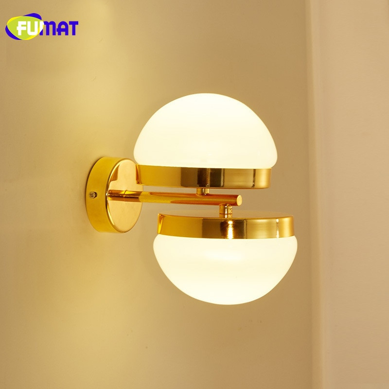 Gold Bathroom Light Fixtures
 FUMAT Wall Lamps Gold Bedroom Wall Light Modern LED