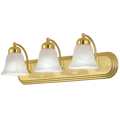 Gold Bathroom Light Fixtures
 3 light bathroom Vanity bath lighting brass gold finish