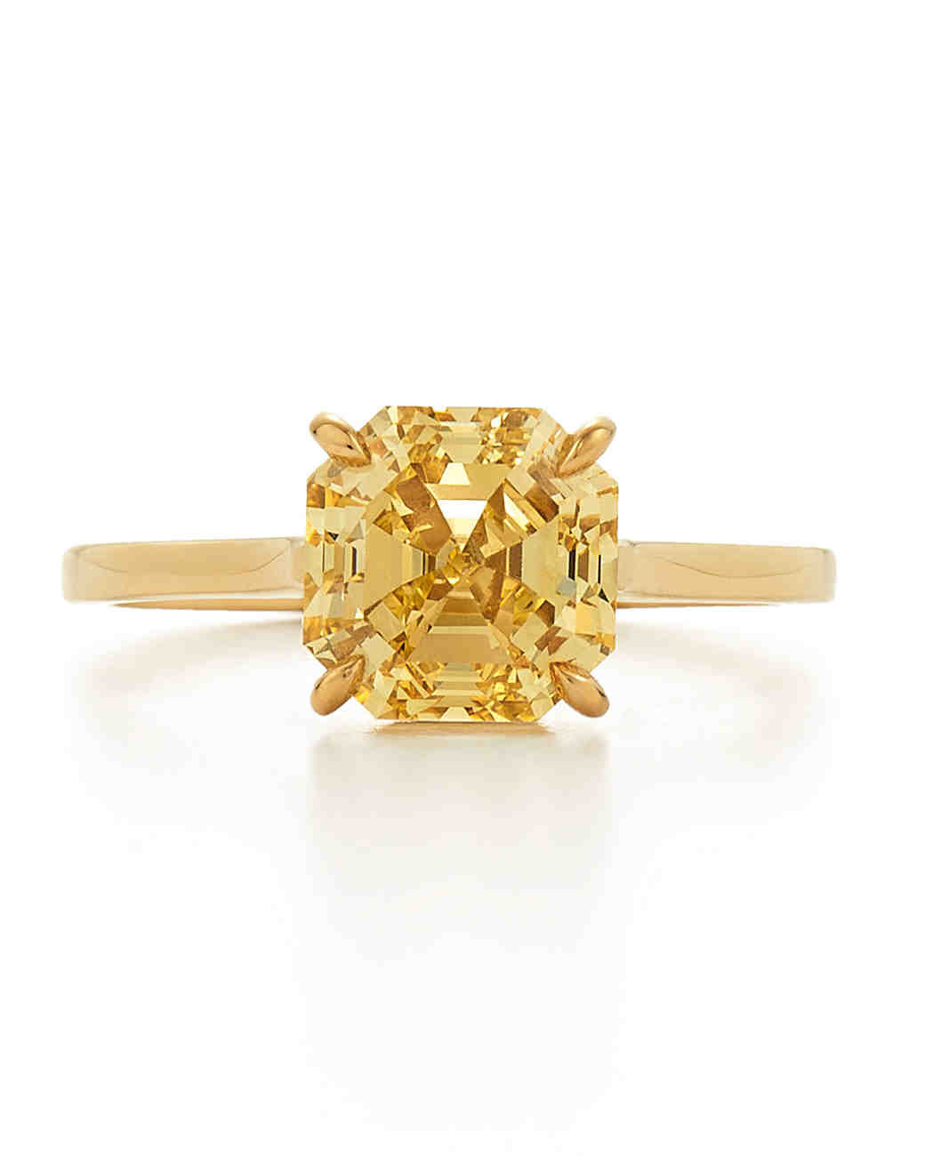 Gold Diamond Engagement Ring
 Yellow Diamond Engagement Rings