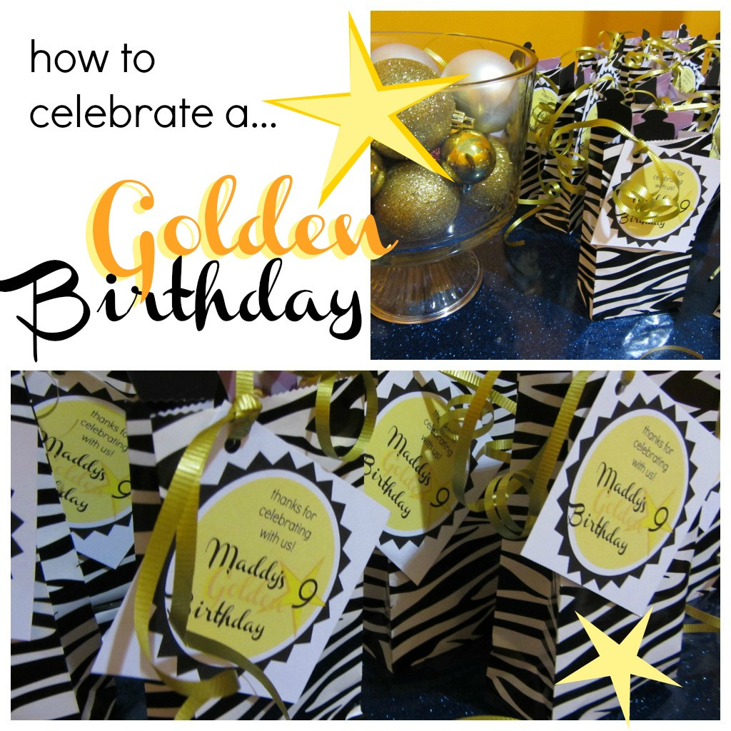 Golden Birthday Decorations
 how to celebrate a golden birthday