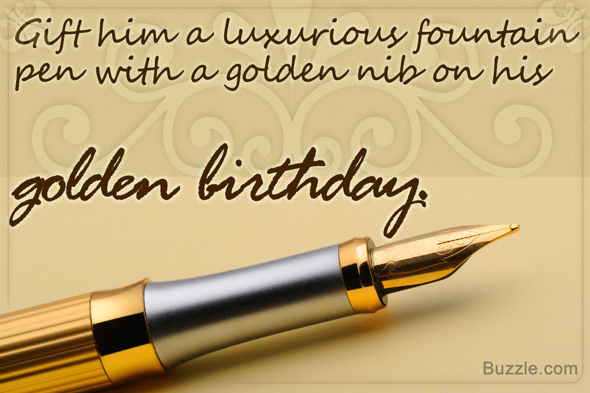 Golden Birthday Gift Ideas For Him
 12 Fantabulous Golden Birthday Gift Ideas for Him
