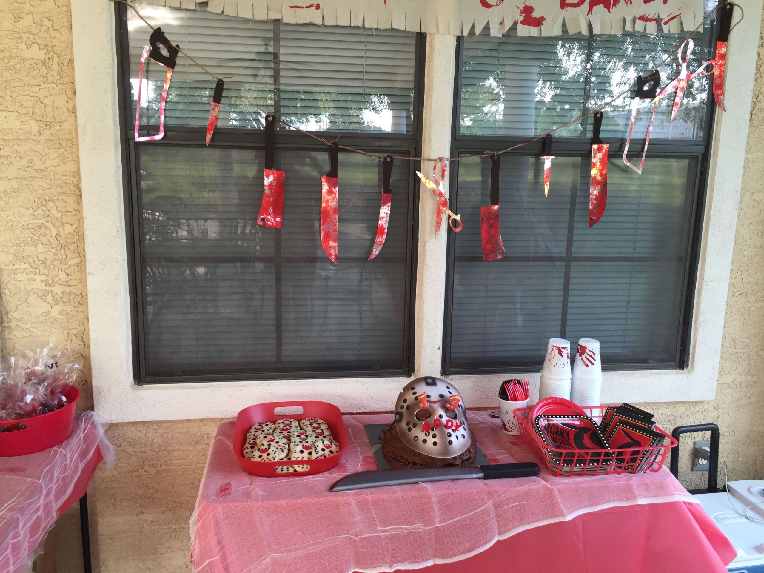 Good 13Th Birthday Party Ideas
 Decorations for the Friday the 13th birthday party Not