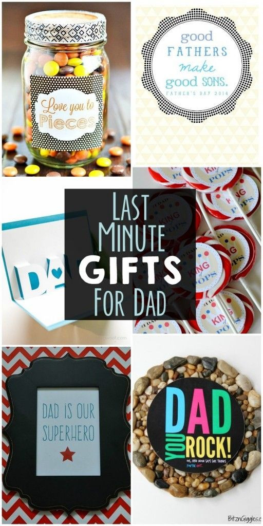 Good Dad Birthday Gifts
 Last Minute Gifts for Dad Stuff Pinterest