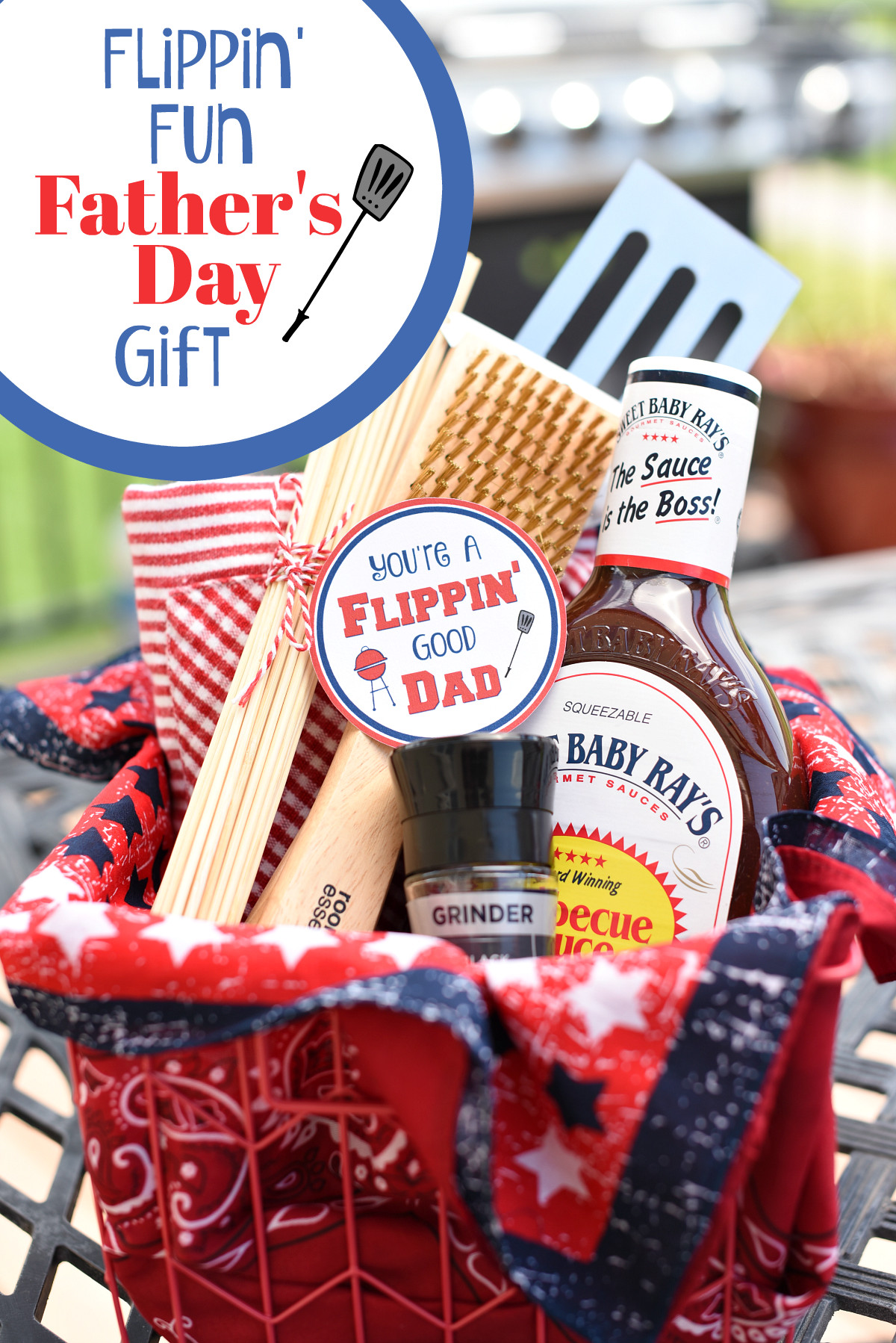 Good Father Day Gift Ideas
 Funny Dad Gifts Flippin Good Dad BBQ Basket – Fun Squared