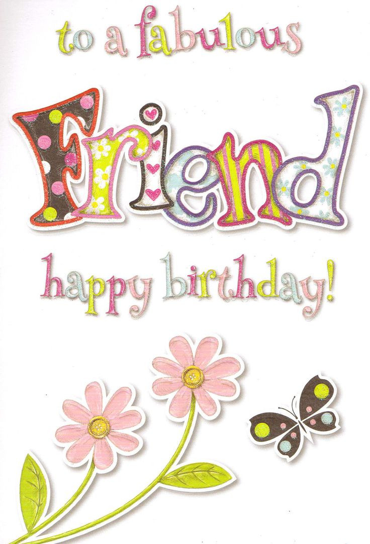 Good Friend Birthday Quotes
 special good friend birthday card cute traditional female