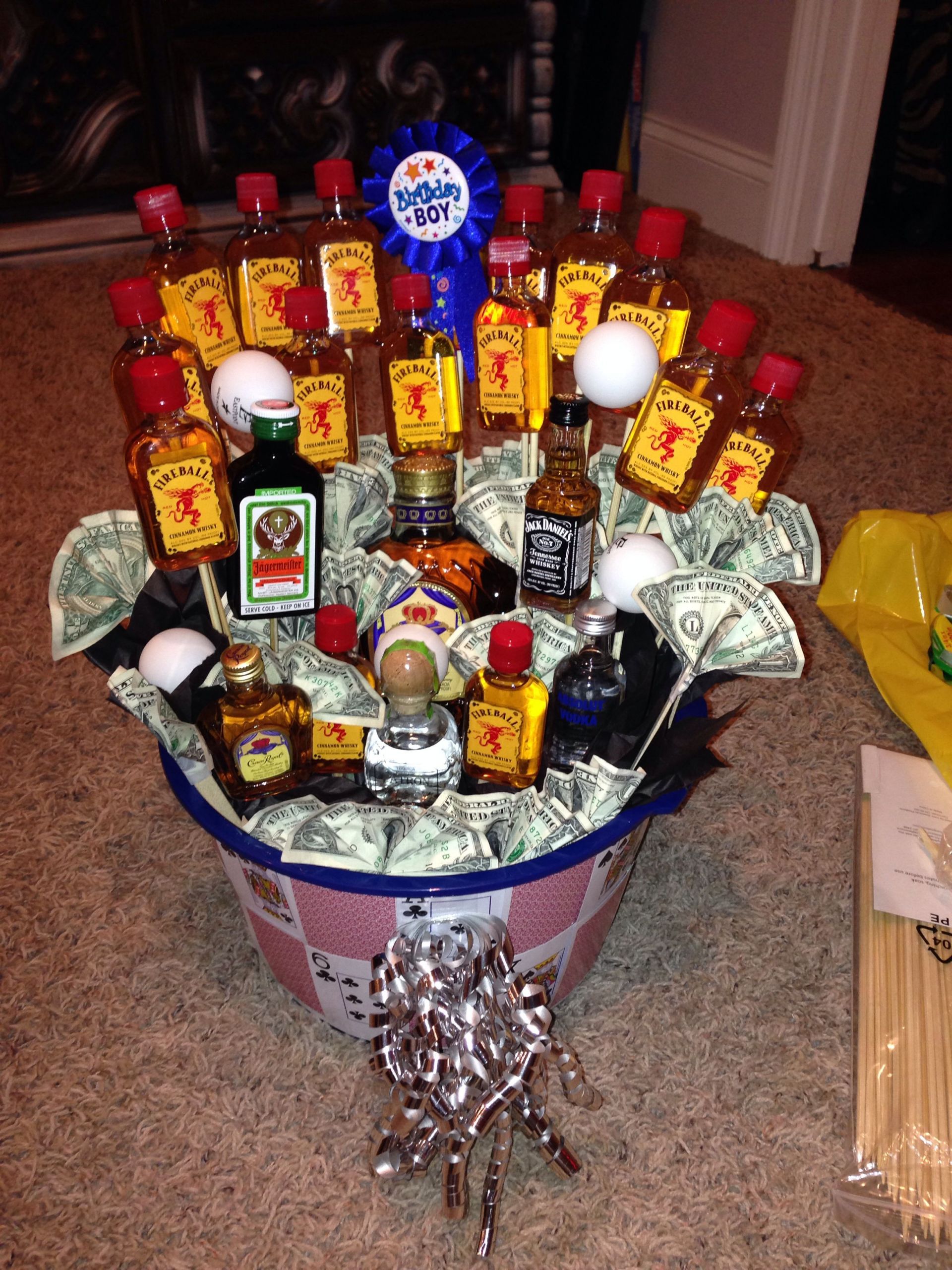 Good Gift Ideas For Boyfriends Birthday
 21st birthday basket for boyfriend