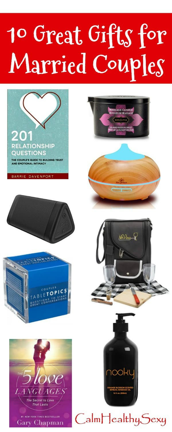 Good Gift Ideas For Couples
 10 Great Gift Ideas for Married Couples Fun and Romantic