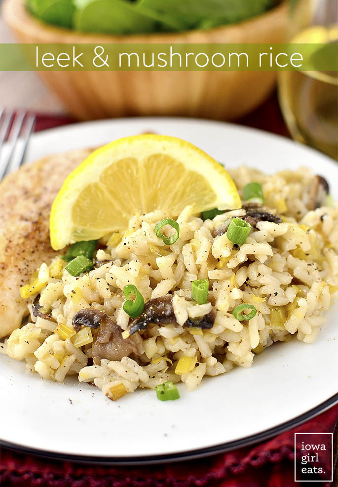 Good Side Dishes To Serve With A Fish Fry
 Leek and Mushroom Rice Iowa Girl Eats