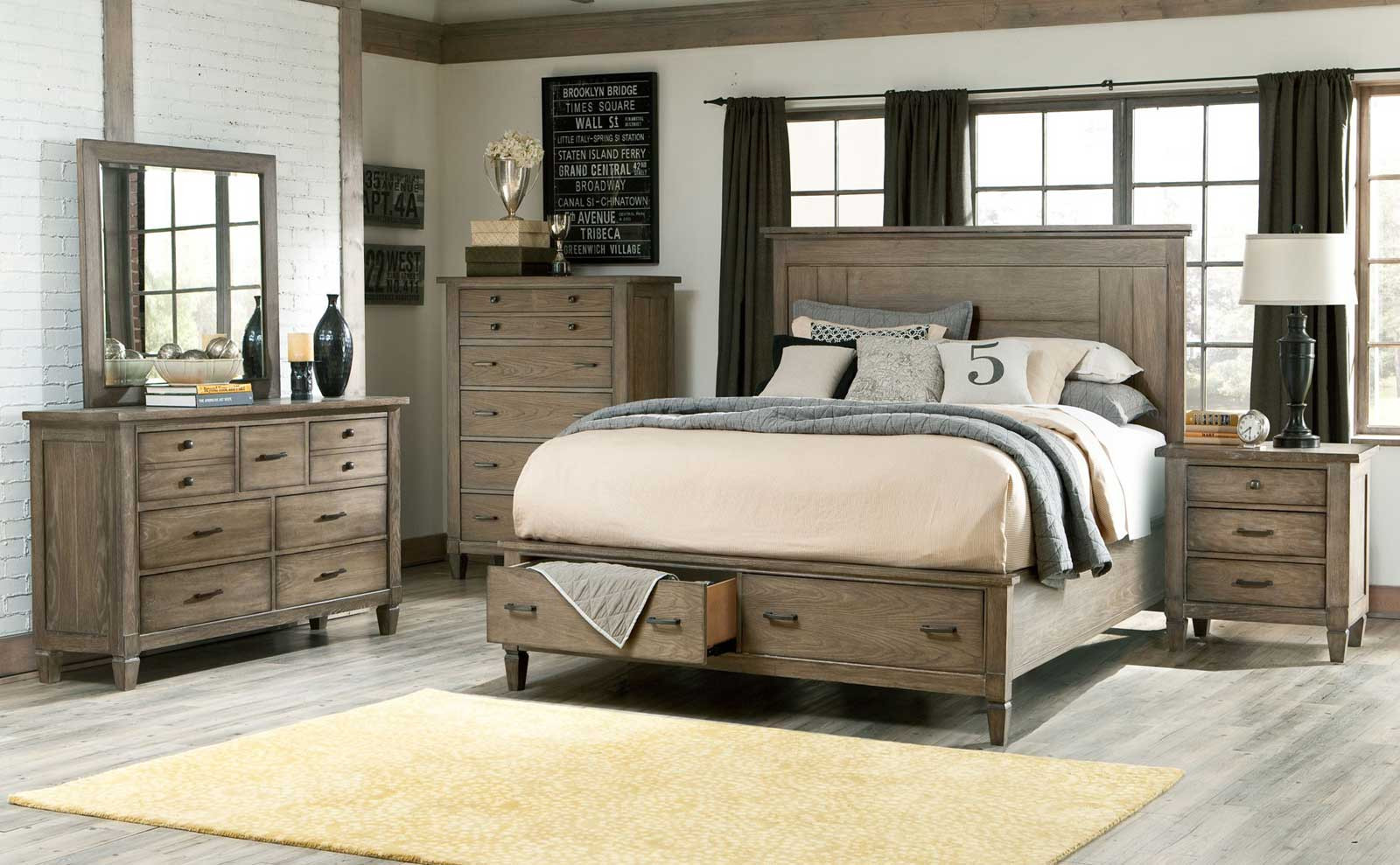 Good Size Master Bedroom
 Enhance the King Bedroom Sets The Soft Vineyard 6 Amaza