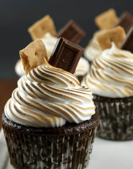 Gourmet Chocolate Cupcakes Recipe
 Chocolate S mores Cupcakes by Authentic Suburban Gourmet