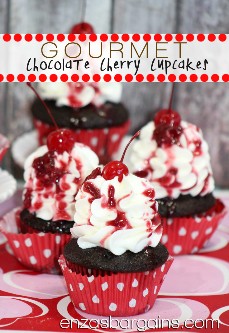Gourmet Chocolate Cupcakes Recipe
 Chocolate Cherry Cupcake Recipe