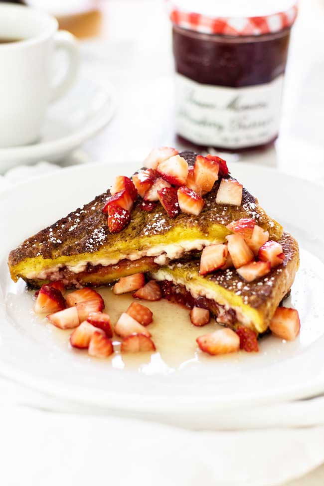 Gourmet French Toast
 Stuffed French Toast with Strawberries
