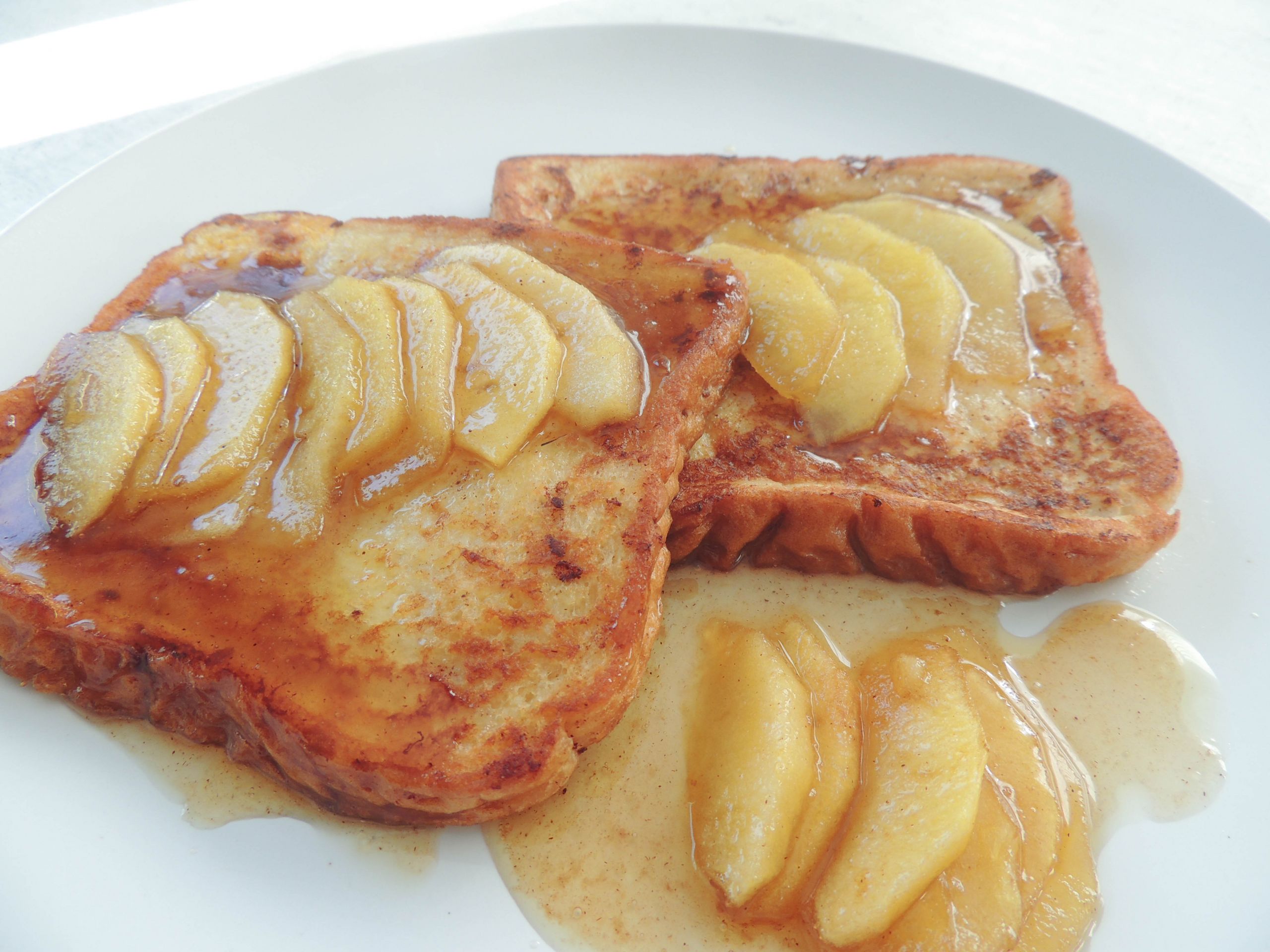 Gourmet French Toast
 Apple cinnamon french toast