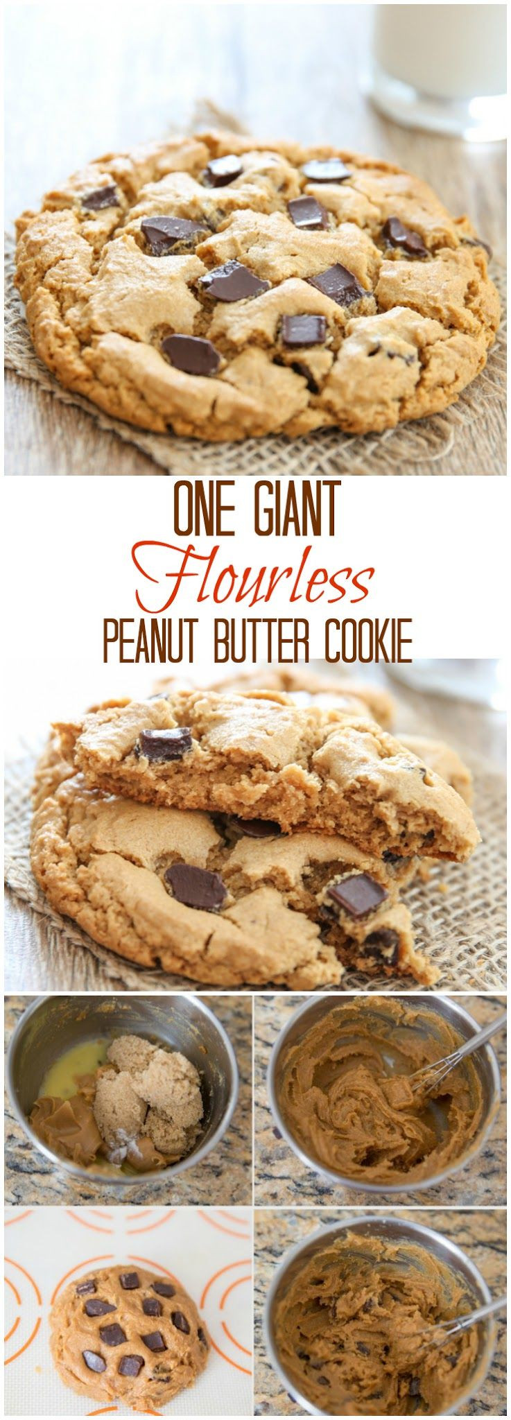 Gourmet Peanut Butter Cookies
 Single Serving Giant Flourless Peanut Butter Cookie