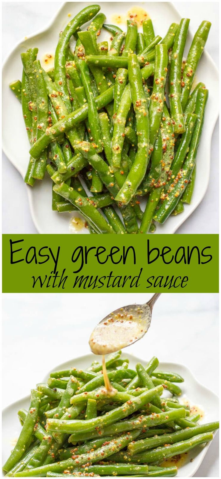 Gourmet Vegetable Side Dishes
 Green beans with mustard butter sauce Recipe