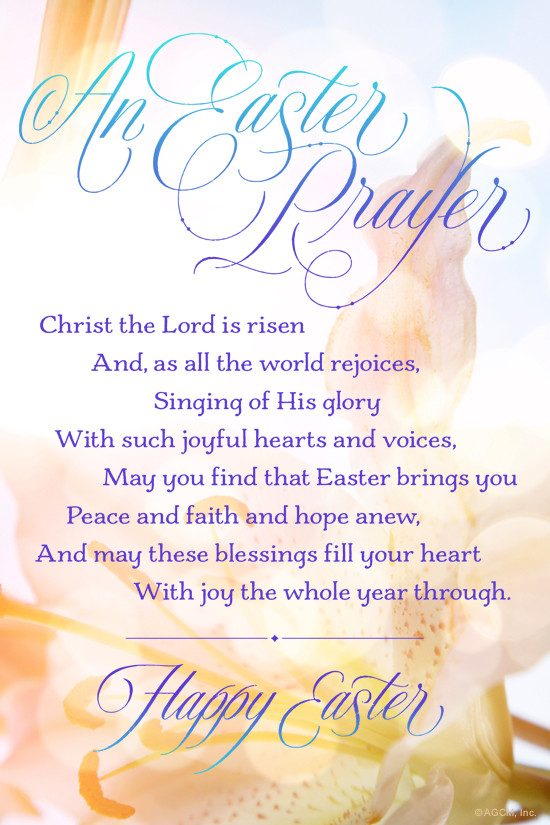 Grace For Easter Dinner
 "An Easter Prayer" Easter eCard