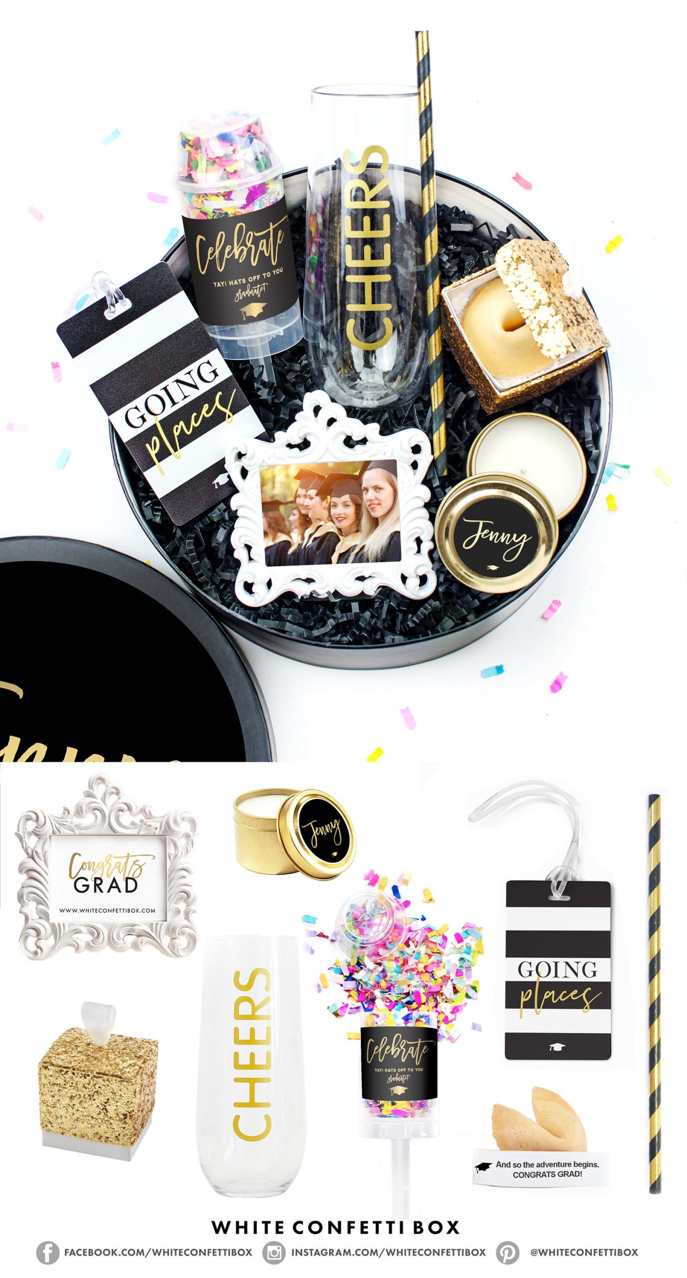 Graduation Gift Box Ideas
 College Graduation Gift Box Masters Graduation Gift