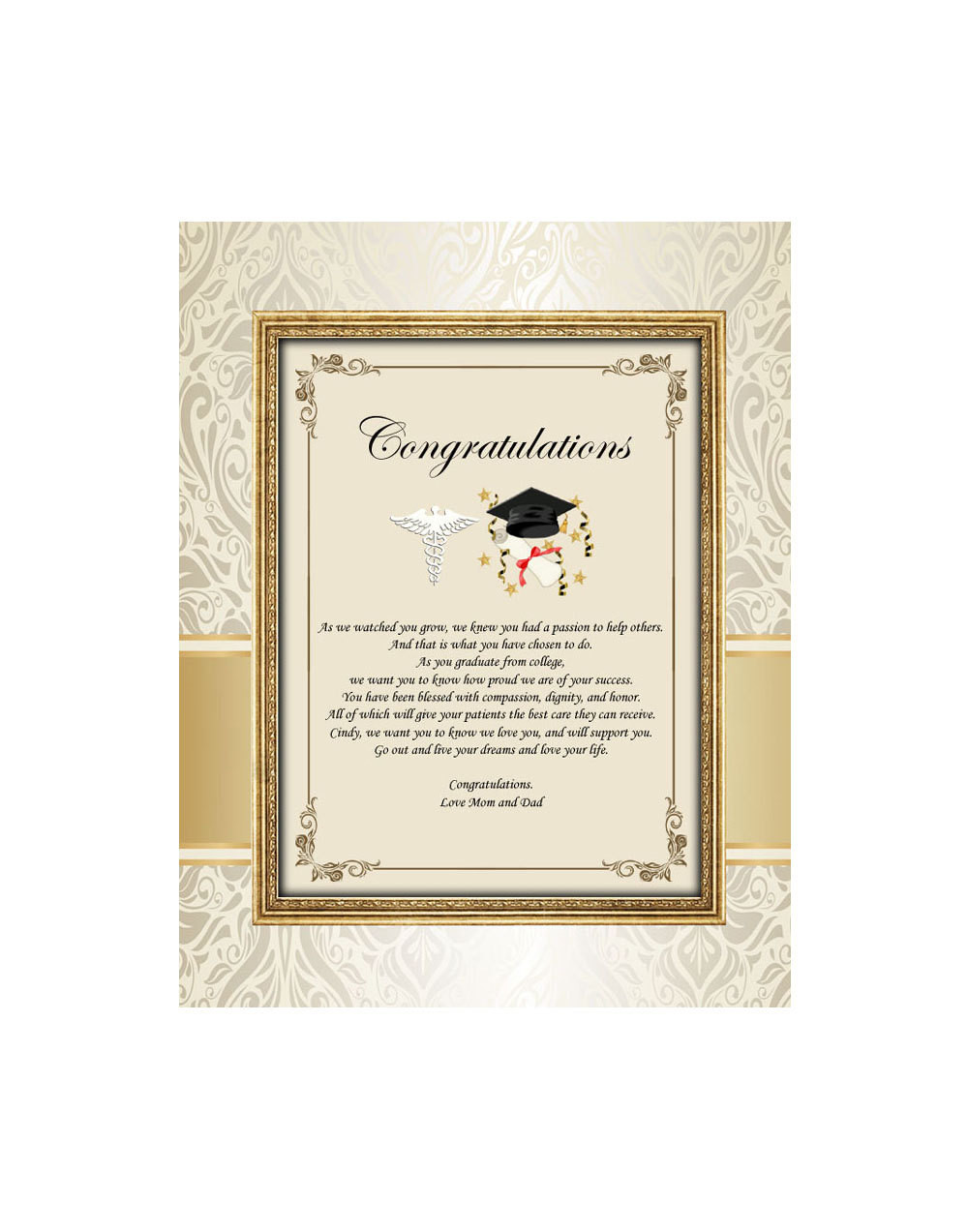 Graduation Gift Ideas For Doctors
 Dental Pharmacy Medical School Graduation Gift Doctor