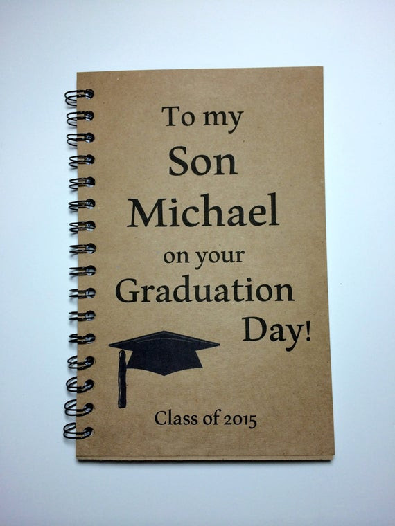 Graduation Gift Ideas For Son
 Items similar to Graduation Gift Graduation Notebook To