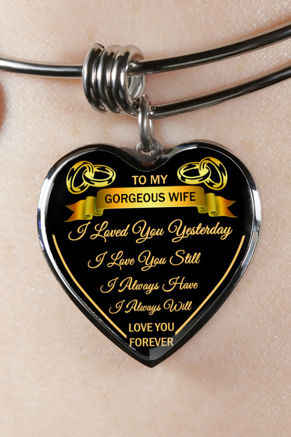 Graduation Gift Ideas For Wife
 To My Gorgeous Wife I Love Husband Luxury Necklace