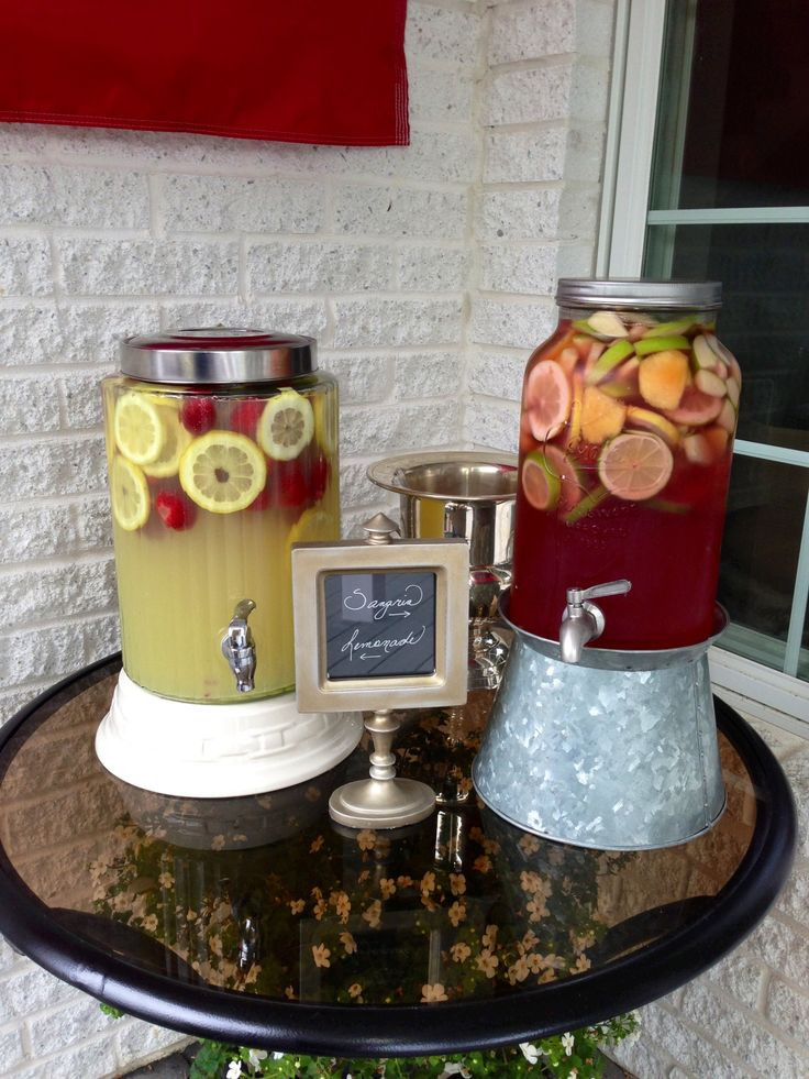 Graduation Menue Ideas For Backyard Party
 Awesome drinks for an outdoor graduation party