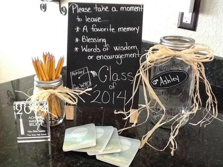 Graduation Party Advice Ideas
 Graduation Memories Advice and Blessing Jar