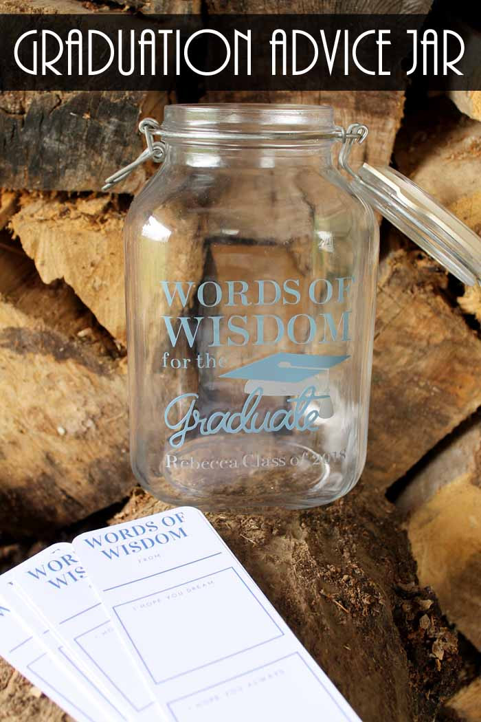 Graduation Party Advice Ideas
 Graduation Party Ideas Advice Jar The Country Chic Cottage