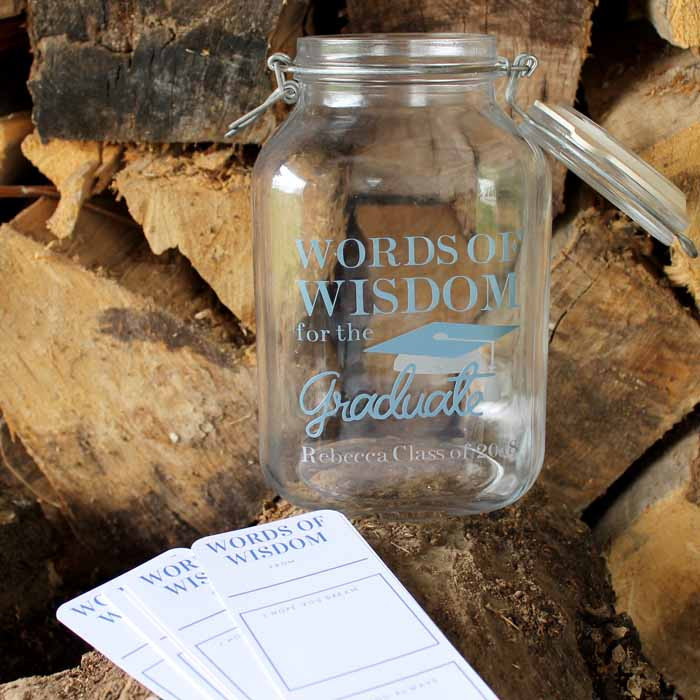 Graduation Party Advice Ideas
 Graduation Party Ideas Advice Jar The Country Chic Cottage