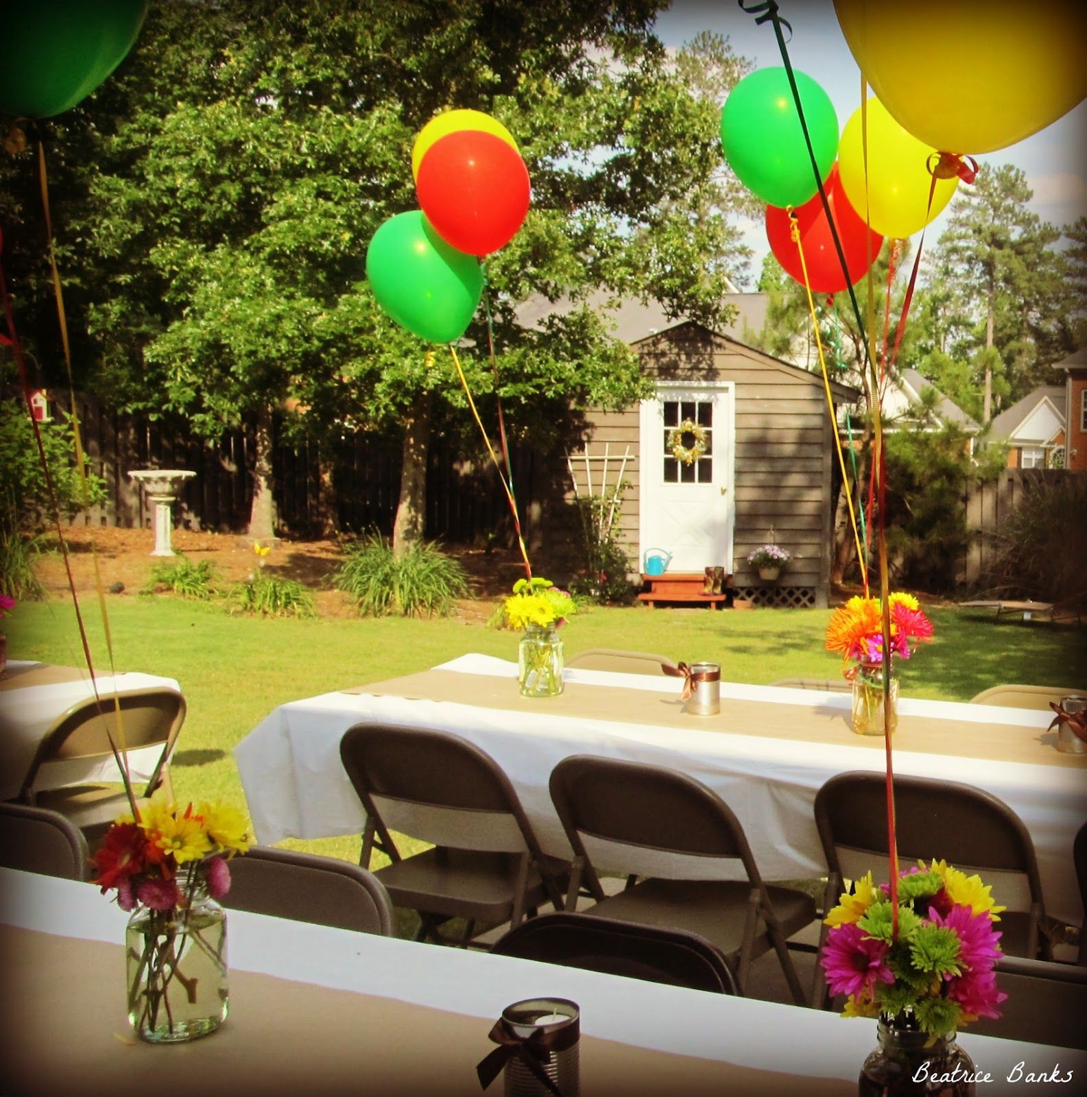 Graduation Party Backyard Ideas
 Backyard Graduation Party Beatrice Banks With images