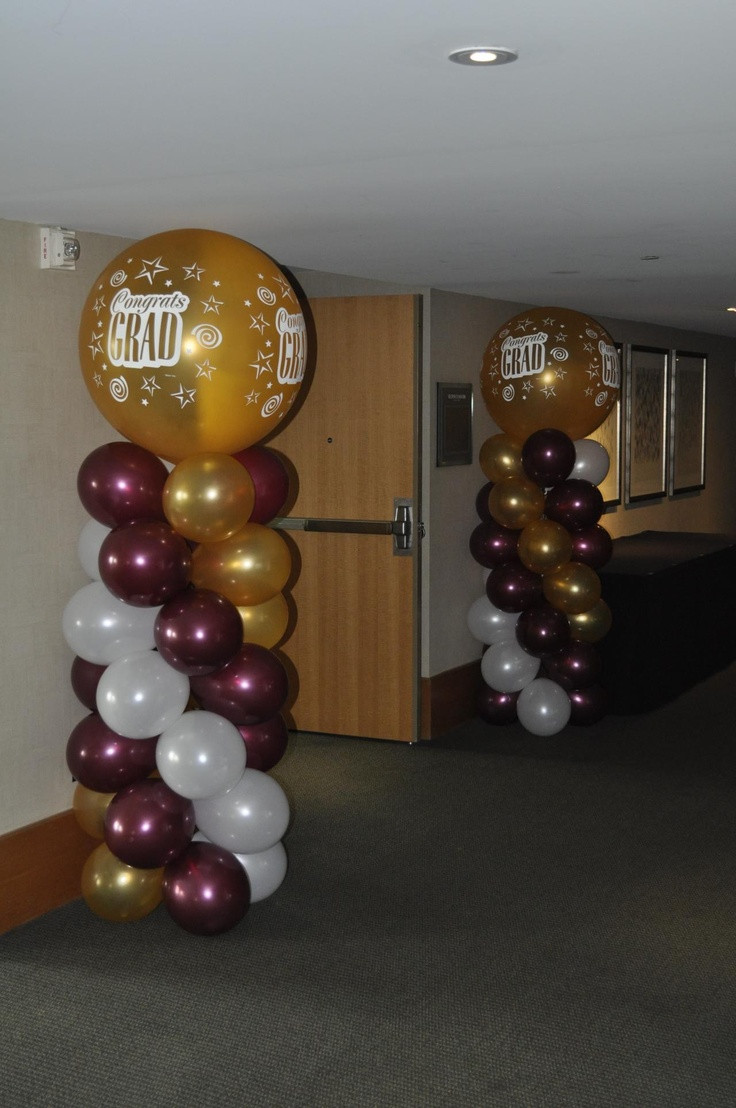 Graduation Party Balloon Ideas
 24 best images about balloon graduation decor on Pinterest