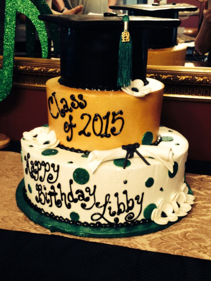 Graduation Party Cake Ideas
 Graduation and Birthday cake bined