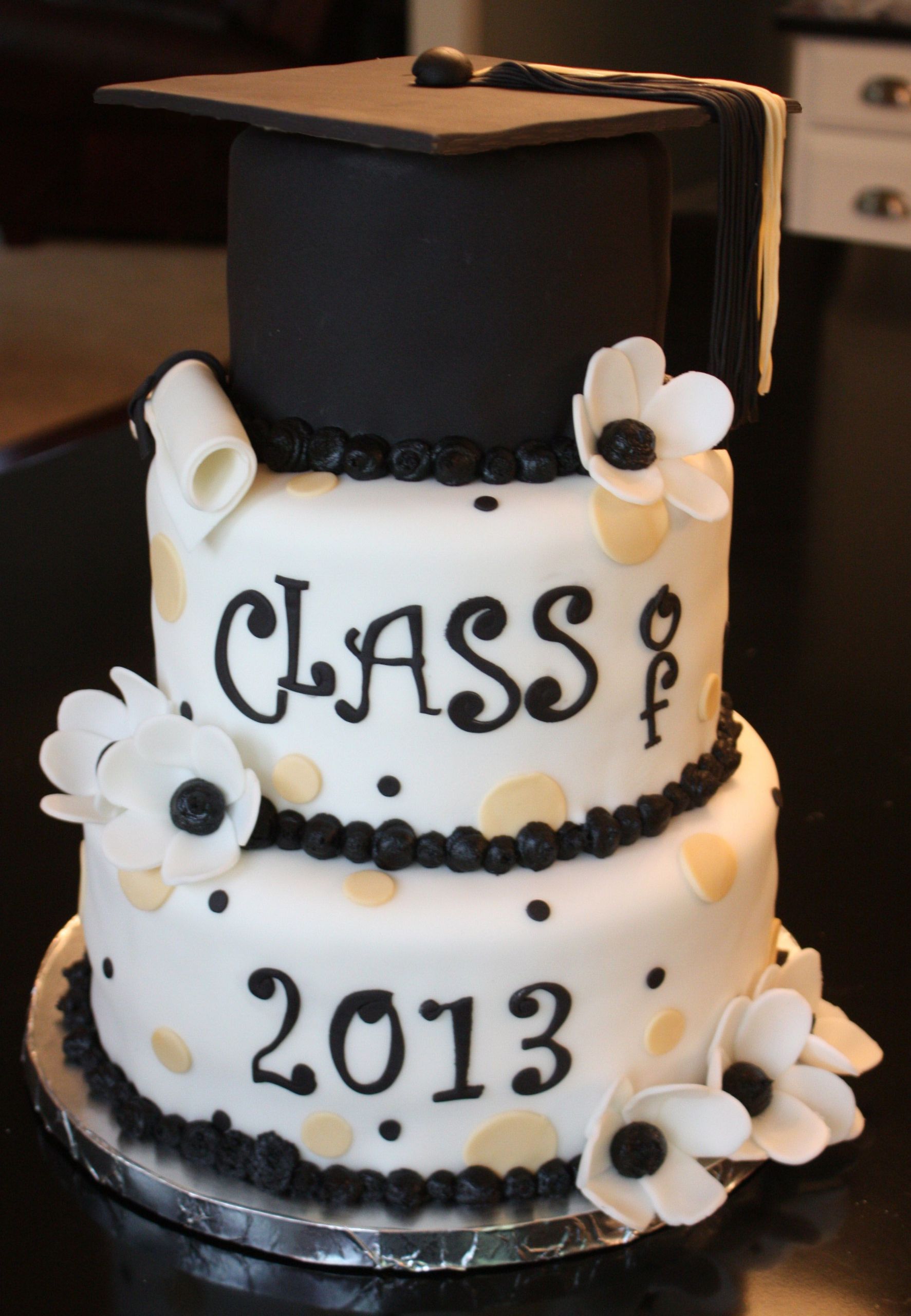 Graduation Party Cake Ideas
 Graduation Cap Cake Graduation Cap Cake fondant mortar